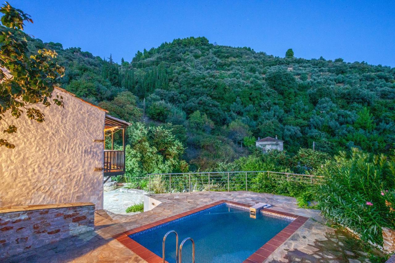 Olea Skopelos Villas With Swimming Pools & Sea View Panormos  Exterior foto
